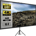 VEVOR 70-inch Tripod Projector Screen | 16:9 4K HD Portable Stand