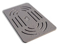 Castelmerlino Okumè Marine Plywood Shower Mat – Grey Brown – 96x56 cm