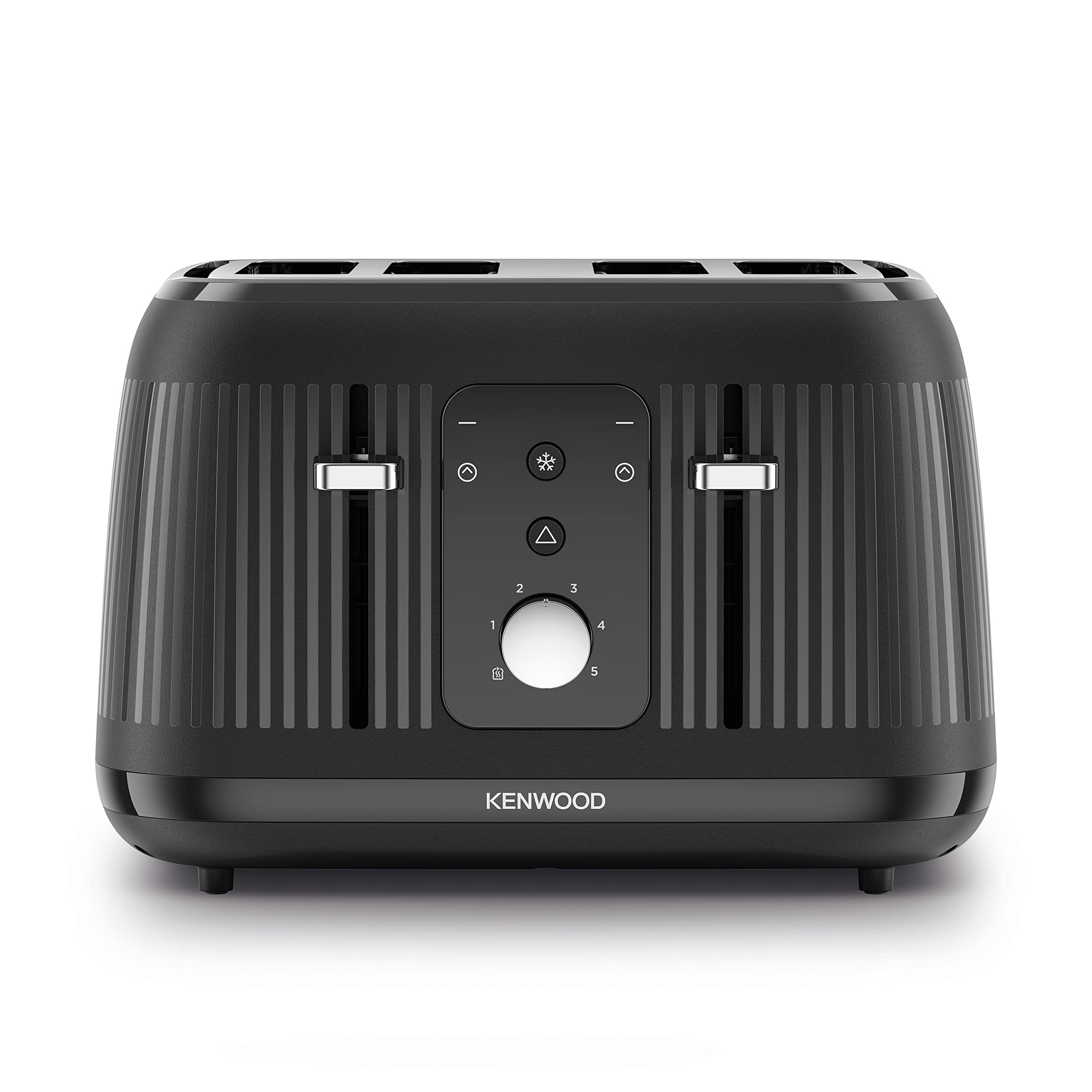 Kenwood Dawn 4-Slot Toaster – 1800W with 5 Browning Settings, Black