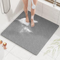 HITSLAM Non Slip Loofah Shower Mat | 78x78cm Quick Dry PVC Bath Mat