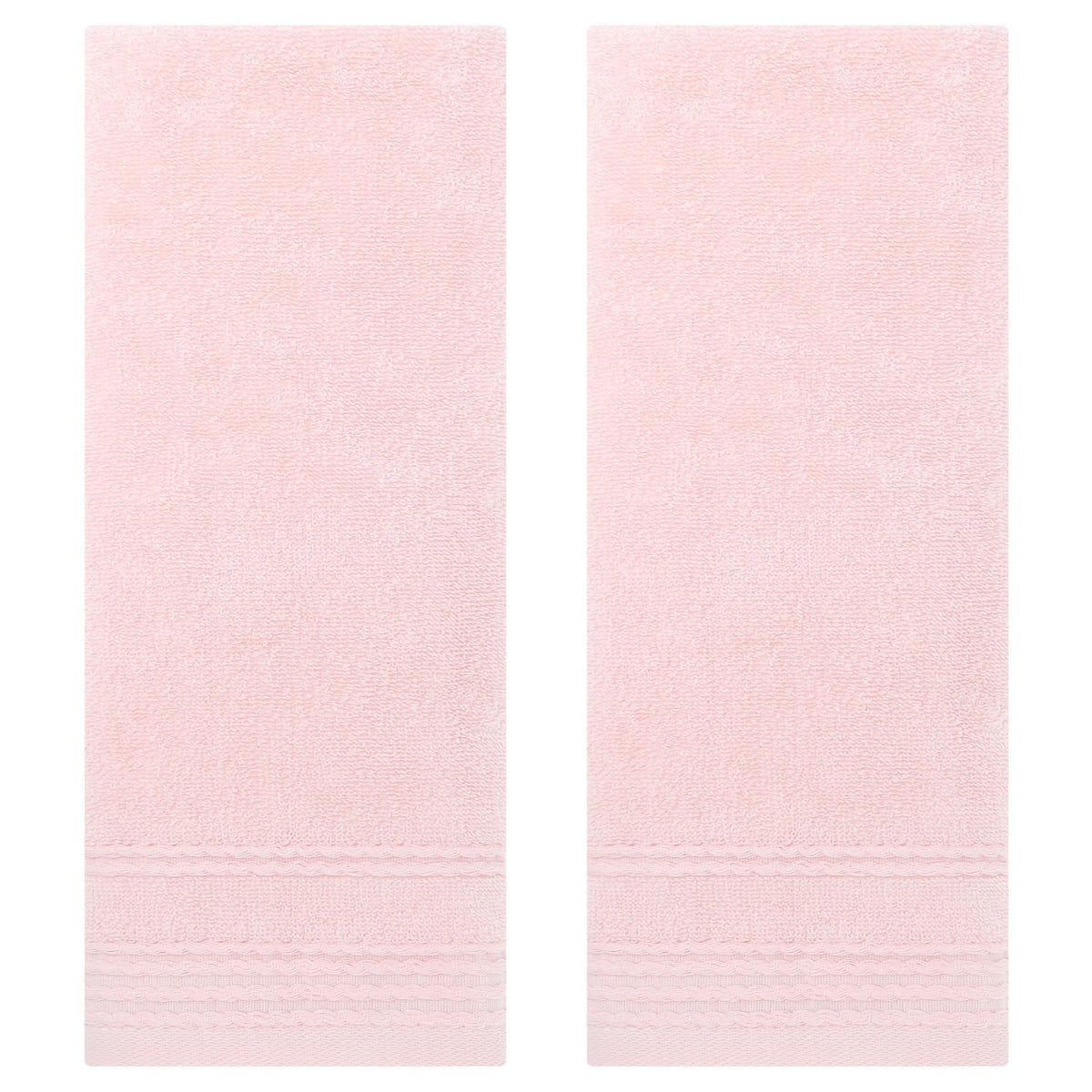 HMETOL Striped Comfort and Quick Drying Hand Towel Set 14 x 30 Inches