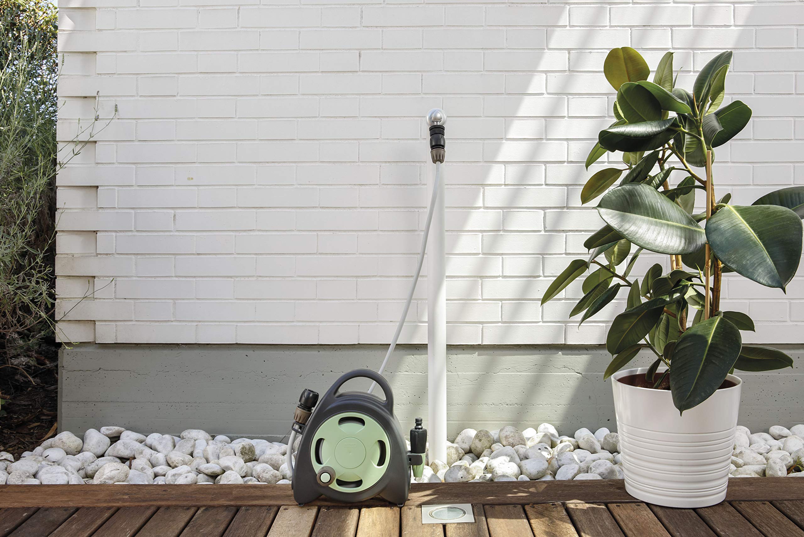 GF Garden Aquabag RECO Mini Hose Reel | 10M Recycled Plastic Kit