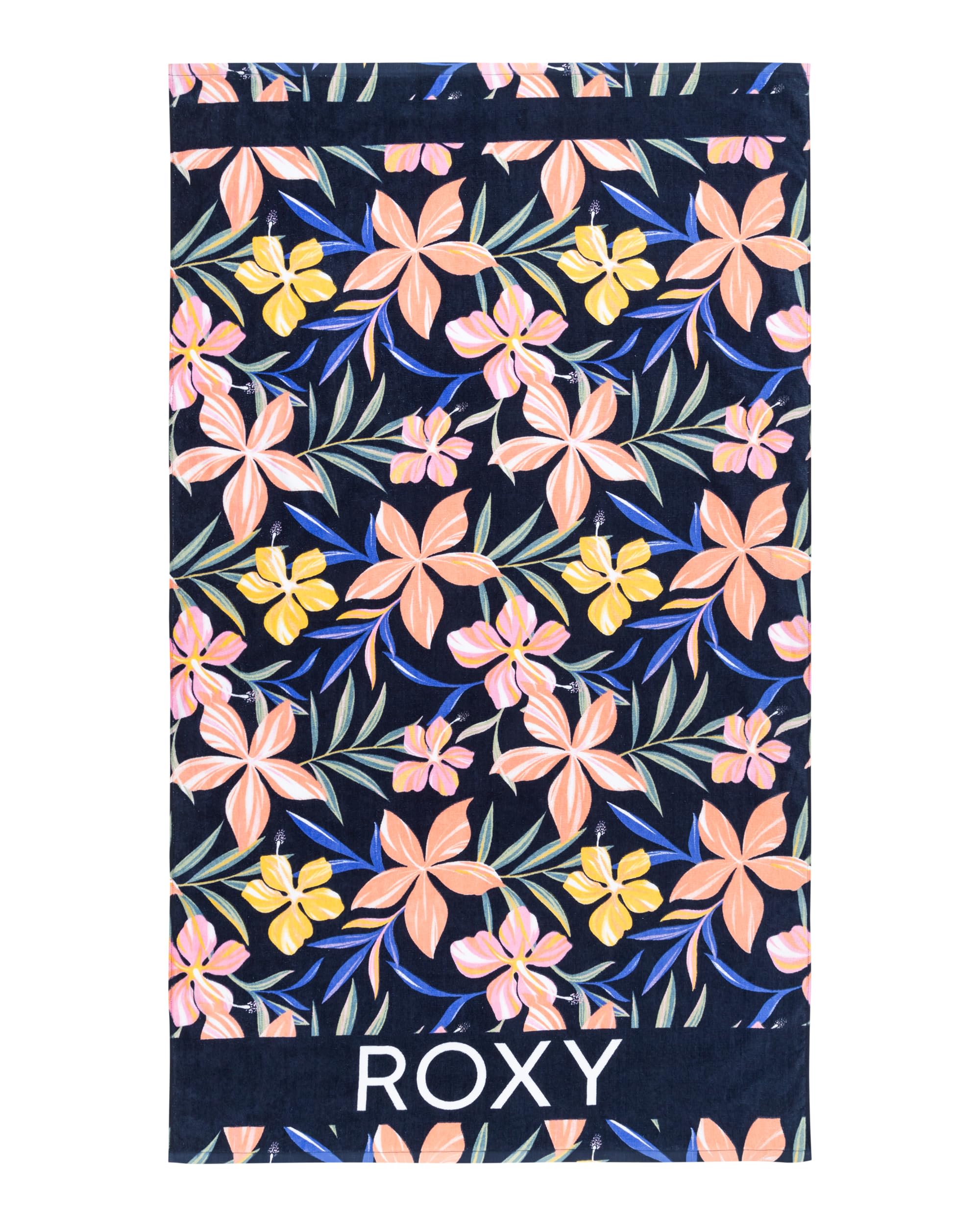 Roxy Women's Cotton Terry Beach Poncho Towel – Mood Indigo – One Size