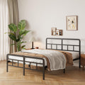 Yicensen Metal Platform Bed Frame | 140x200 cm Double Bed with Headboard