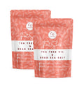 CalmGenix Tea Tree Oil & Dead Sea Salt Foot Soak for Nail Fungus – 2 Pack