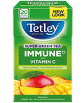 Tetley Immune Vitamin C Mango & Pineapple Green Tea - 60 Tea Bags