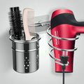 Einfagood Hair Dryer Holder | Stainless Steel Wall Mount Bathroom Organizer
