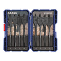 WORKPRO 8-Piece Flat Wood Spade Drill Bit Set with Storage Case