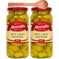Mezzetta Hot Chili Peppers Bundle - 2 x 473ml with Wooden Spoon