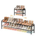ENJOYBASICS 2 Levels Expandable Shoe Rack, Adjustable Metal Shoe Storage - image 1
