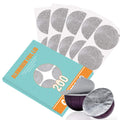 CAPMESSO Aluminum Foil Seals for Vertuoline Capsules - 64mm (200 Pack)