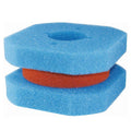 Oase FiltoClear 3000 Replacement Filter Foam Sponges – 3 Pack (Blue/Red)