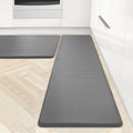 Artnice Anti Fatigue Kitchen Mat Set | 0.47" Thick Memory Foam Rugs, Grey