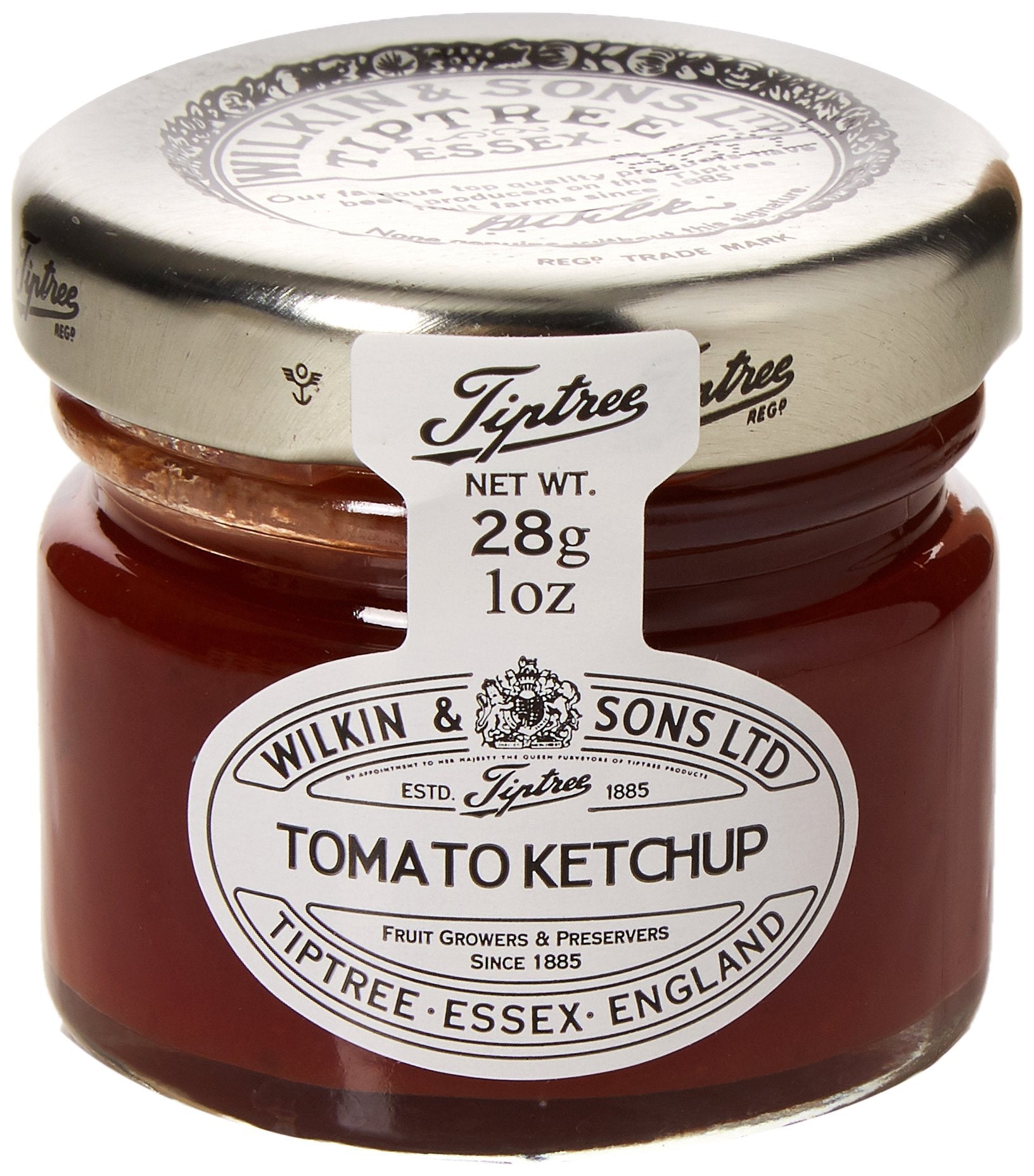 Tiptree Tomato Ketchup – 24 x 28g Miniature Gourmet Glass Jars