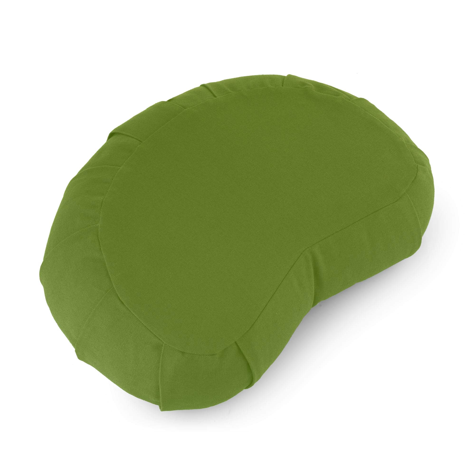 Basaho Crescent Zafu Meditation Cushion | Organic Cotton | Leaf