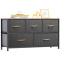 YITAHOME 5-Drawer Fabric Dresser | Wide Chest of Drawers for Bedroom