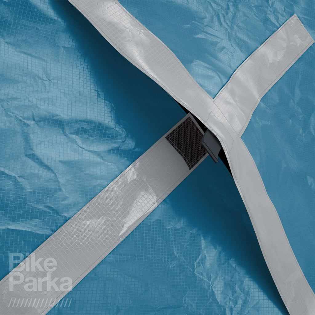 BikeParka URBAN Waterproof Bicycle Cover | Ripstop Nylon – CIEL Blue