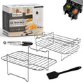 Jolof Store Ninja Air Fryer Rack Set – 2-Piece Stainless Steel Tools