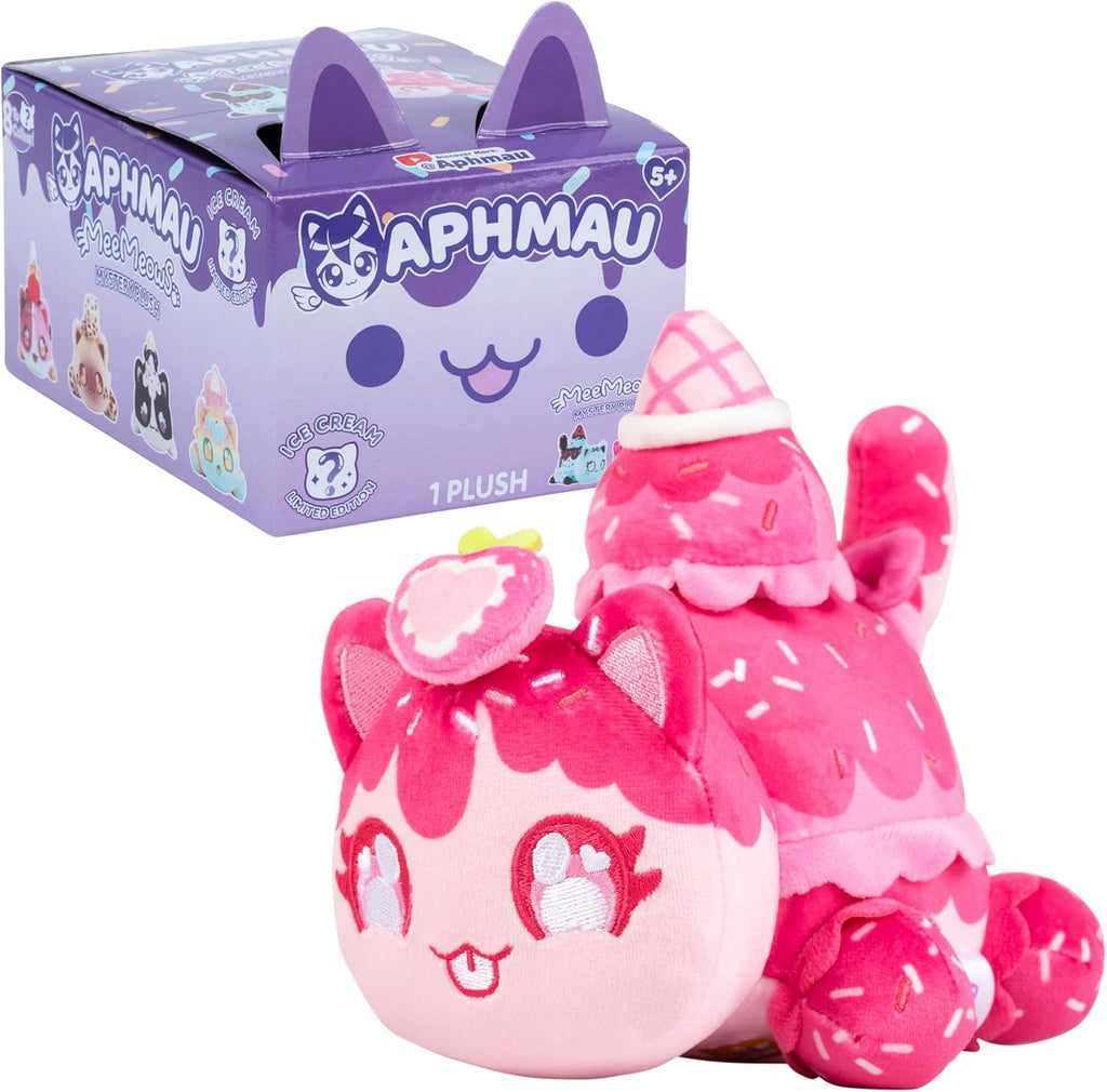 Aphmau MeeMeows Ice Cream Friends 6-inch Mystery Plush Cat Toy