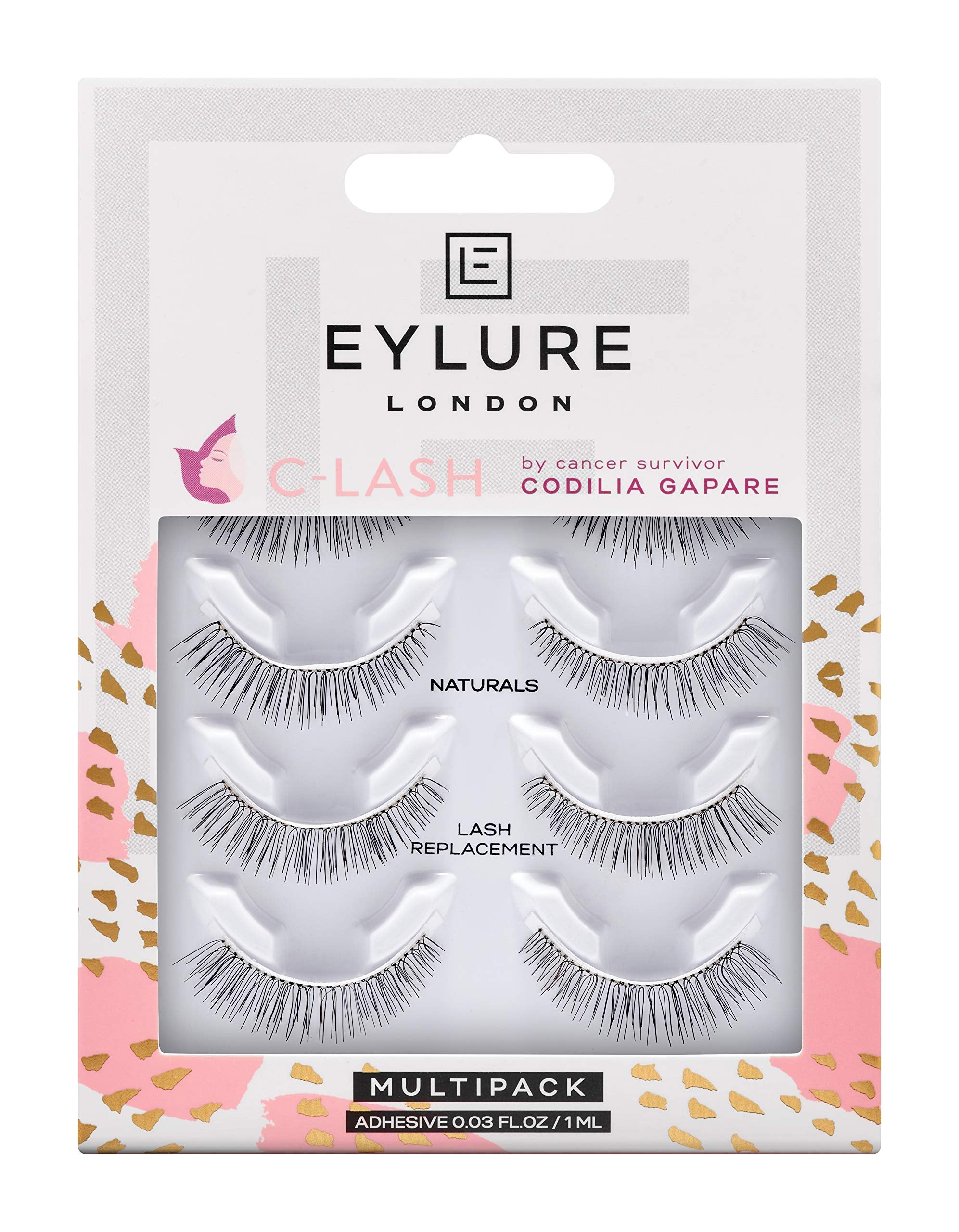 Eylure C-Lash Naturals Multipack False Lashes with Invisible Band
