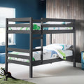 Julian Bowen Camden Bunk Bed – Anthracite Wood Space-Saving Frame