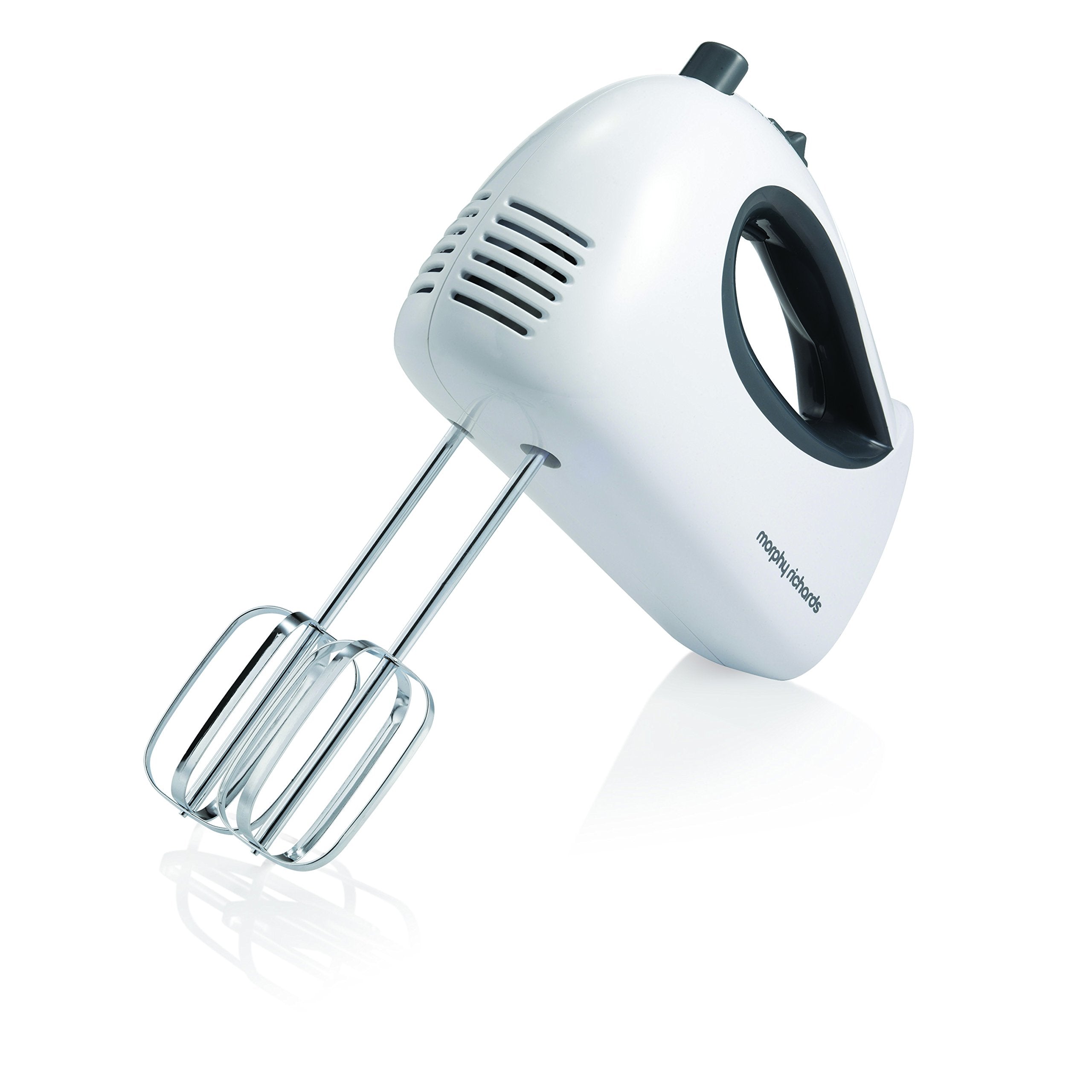 Morphy Richards Hand Mixer – 250W Electric Whisk with 5 Speeds, White