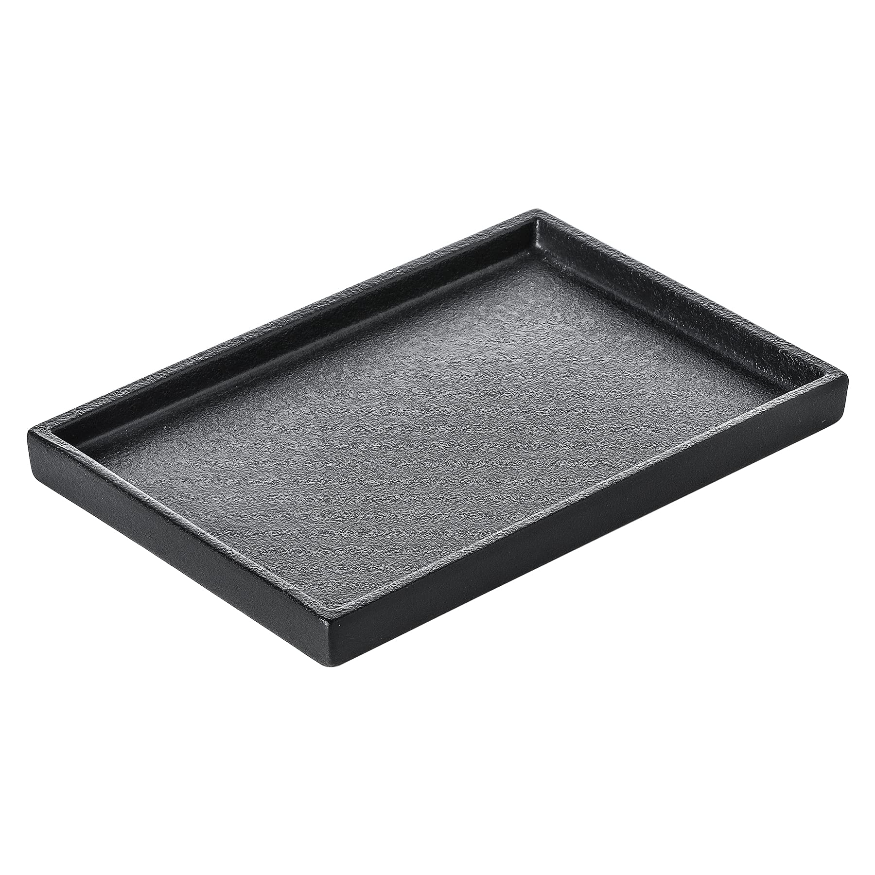 Jolof Store Ceramic Marble Vanity Tray – Black Bathroom Sink Organizer