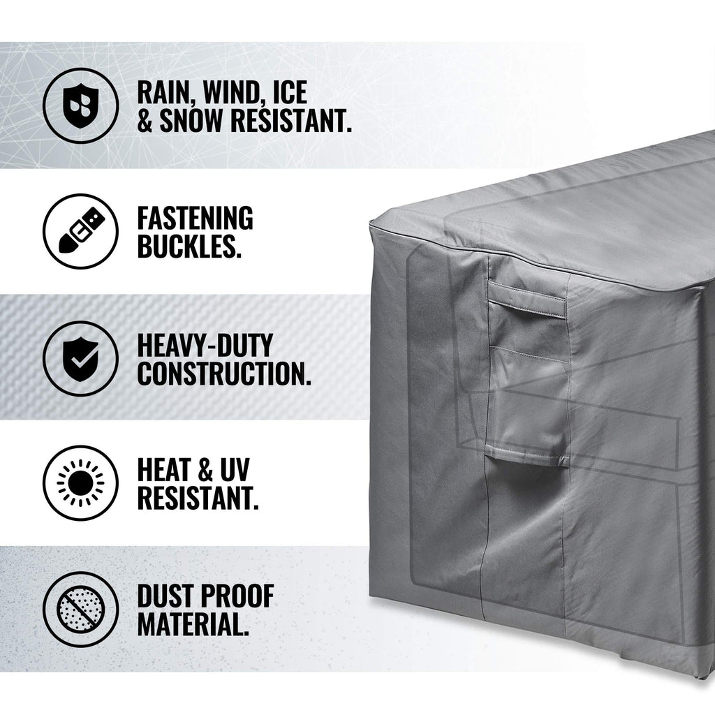 VonHaus L-Shape Garden Sofa Cover – Waterproof 420D Oxford Fabric