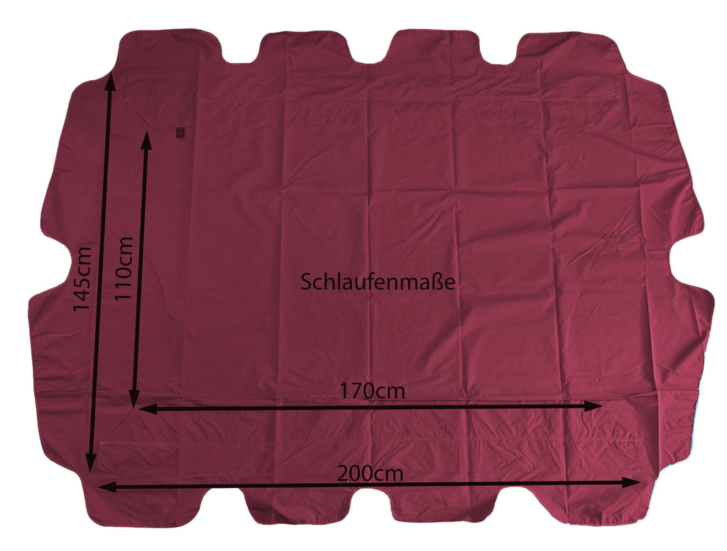 Universal 3-Seater Swing Replacement Roof - Bordeaux Polyester