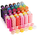 Coquimbo 72 Pcs Sewing Thread Kit | 36 Colors Polyester Spools & Bobbins