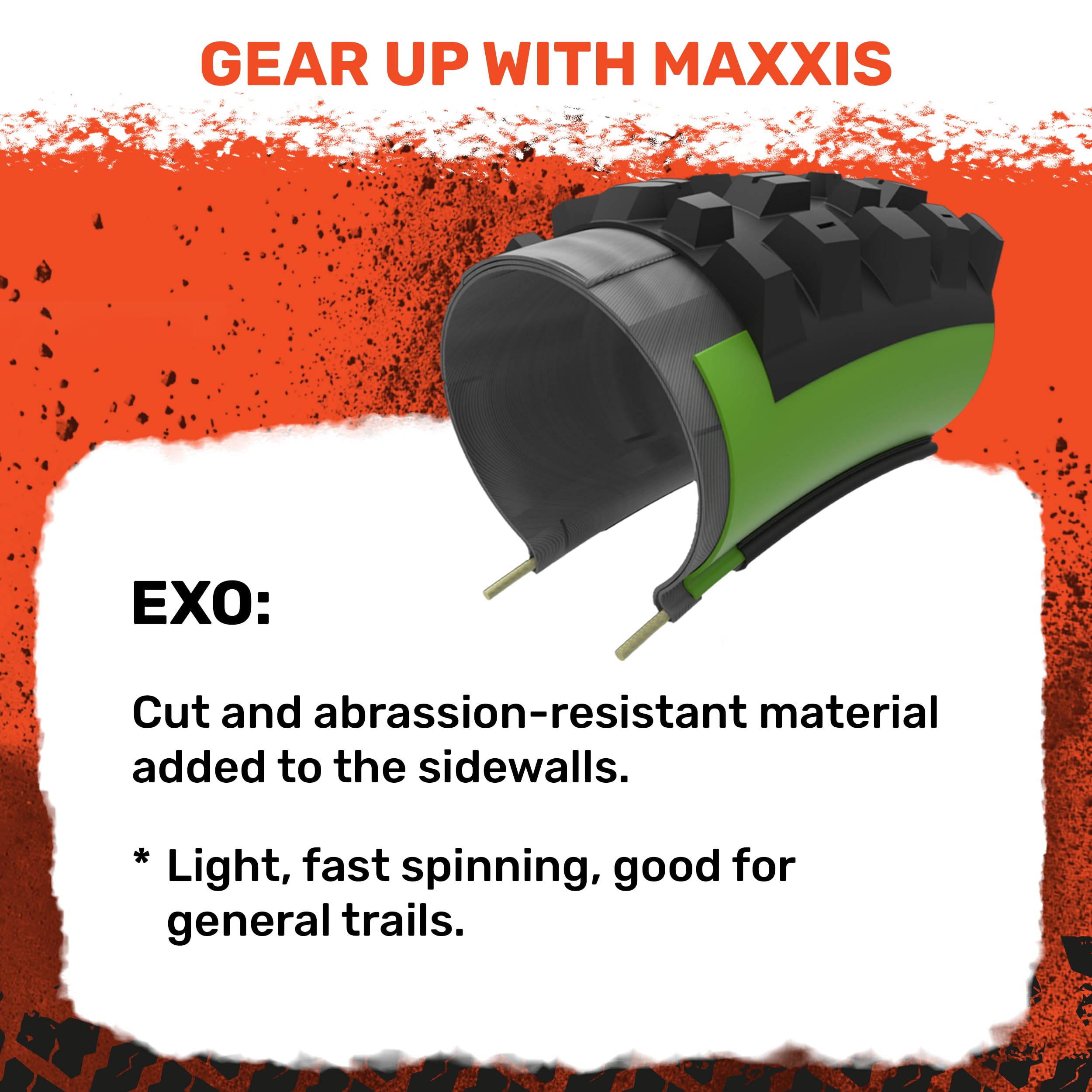 Maxxis Minion DHR II MTB Tire – 27.5 x 2.8 Dual Compound EXO TR