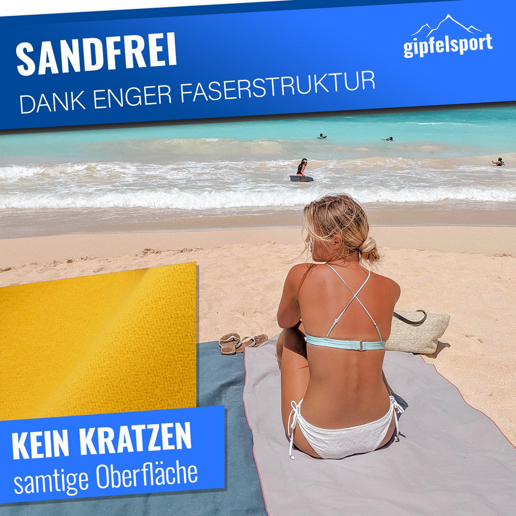 gipfelsport Microfibre Towel Yellow 1x S80x40cm - image 5