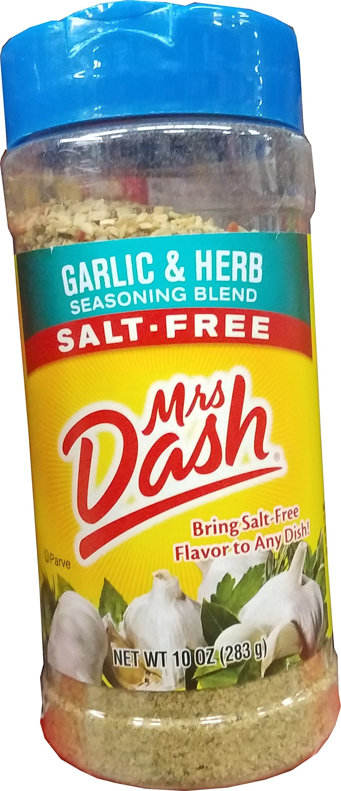 Mrs Dash Garlic & Herb Salt-Free Seasoning Blend - 283g Large Bottle