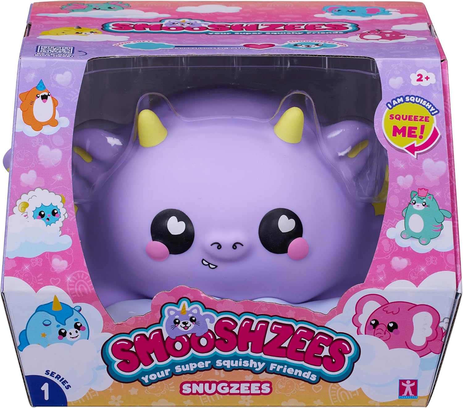 Smooshzees Snugzees Jade the Chef Plush Toy - 7.5 Inch Soft Squishy