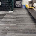 FLOREXP Grey Wood Effect Vinyl Flooring | 36pcs Waterproof Peel and Stick