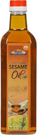 Rani Cold Pressed Sesame Oil | 100% Natural & Vegan | 33.8oz (1 Liter)