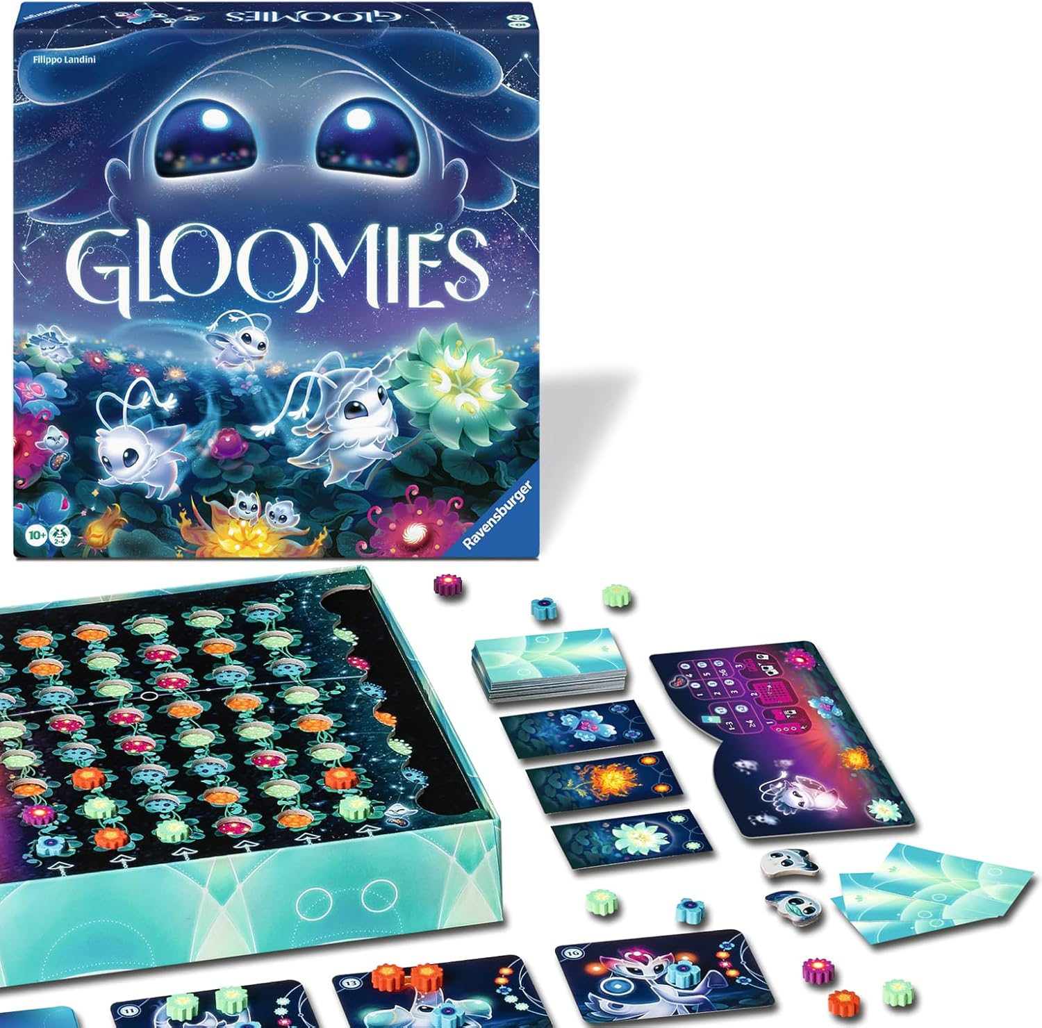 Ravensburger Gloomies – Strategy Board Game with Wooden Flower Pieces