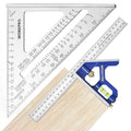 WORKPRO Speed and Combination Square Set – Aluminum & Stainless Steel