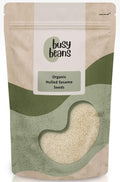 Busy Beans Organic Hulled Sesame Seeds – Soil Association Certified (1kg)