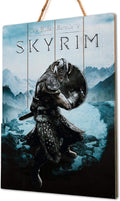 Skyrim 3D Wooden Poster – Doctor Collector Woodarts Handmade Wall Art