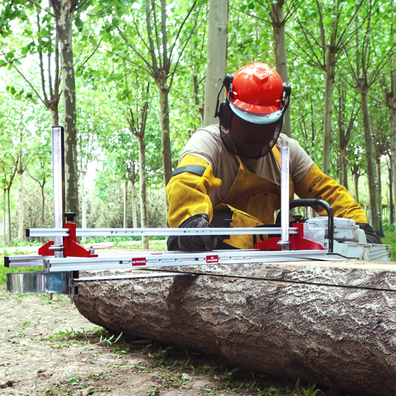 Zozen 14-36 Inch Chainsaw Mill | Portable Aluminum Lumber Planking Guide