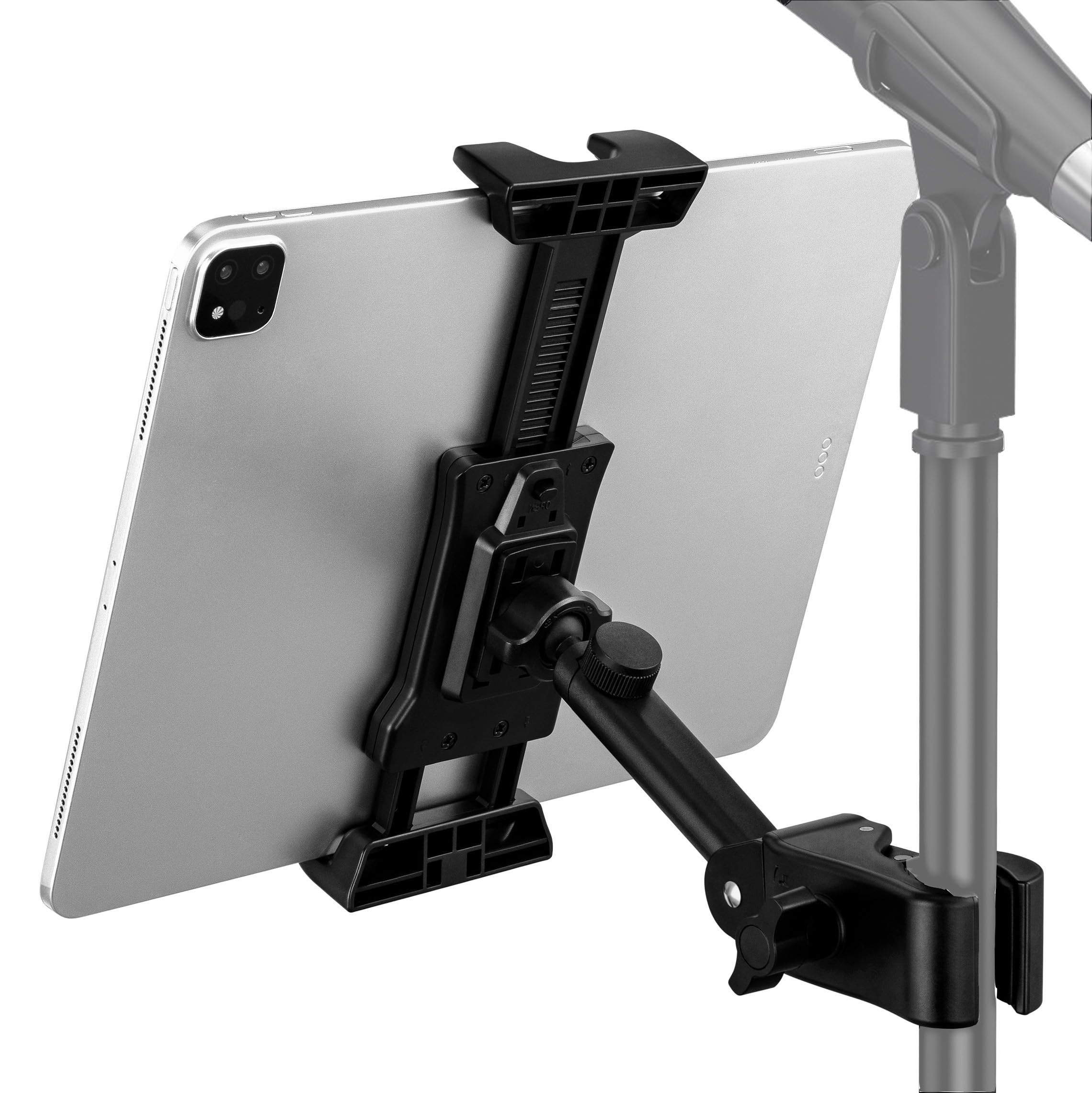 LZSIG Tablet & Phone Holder for Mic Stands | 360° Rotation Mount
