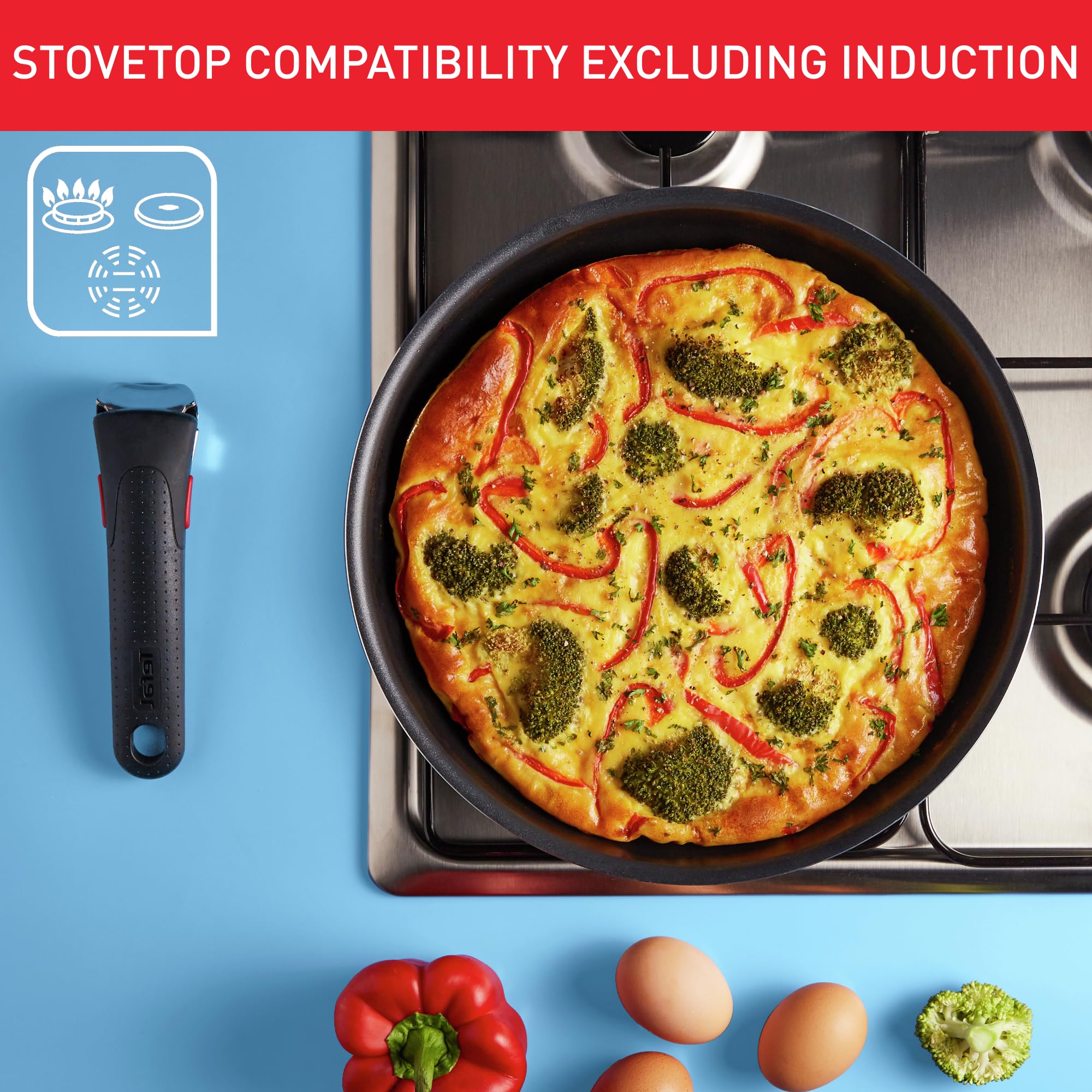 Tefal Ingenio Easy ON 3-Piece Non-Stick Frying Pan Set – 24cm & 28cm