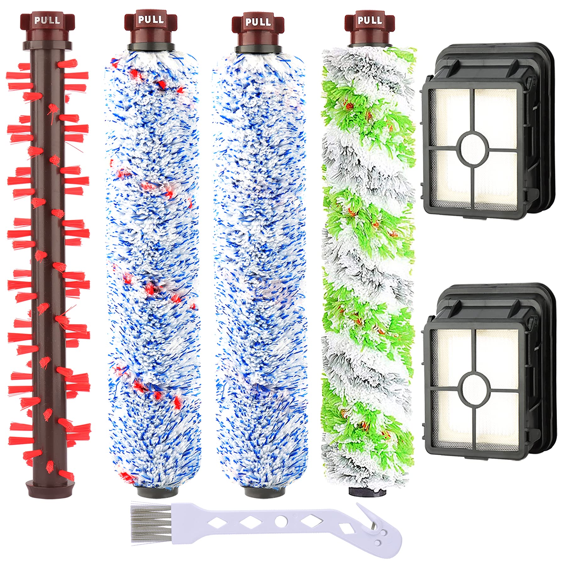 Bissell Crosswave Replacement Kit: 4 Brushes & 2 Filters for 1785 2225