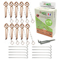 Elegardn 10-Piece Putange Mole Trap Kit - Professional Vole Control
