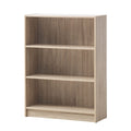Timber Art Design UK 3 Tier Bookcase Open Tall Shelf Rack Contemporary Organizer Display Shelving Unit for Modern Living Room, Office Space