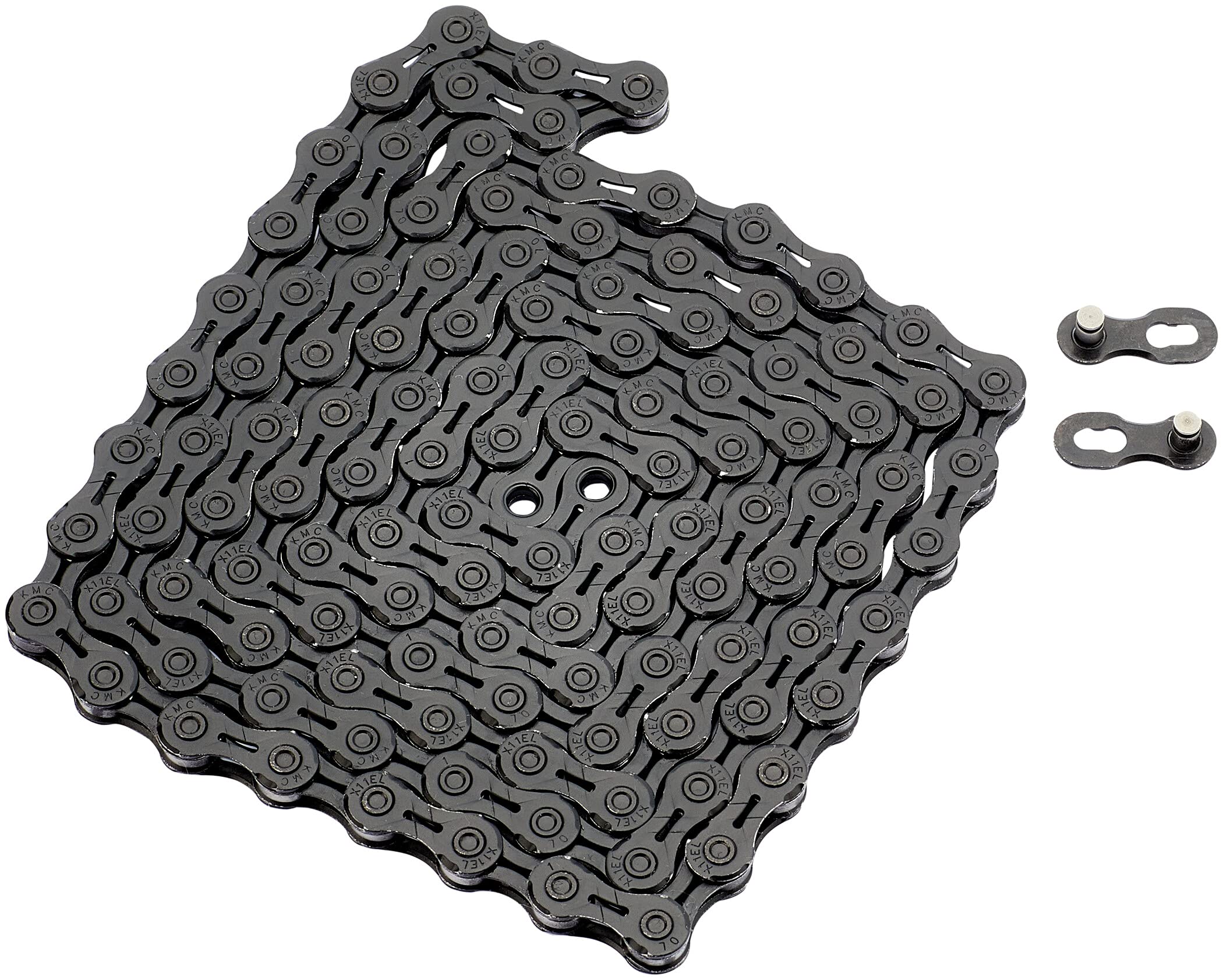 KMC X11EL 11-Speed Bicycle Chain – 118 Links, BlackTech Coating