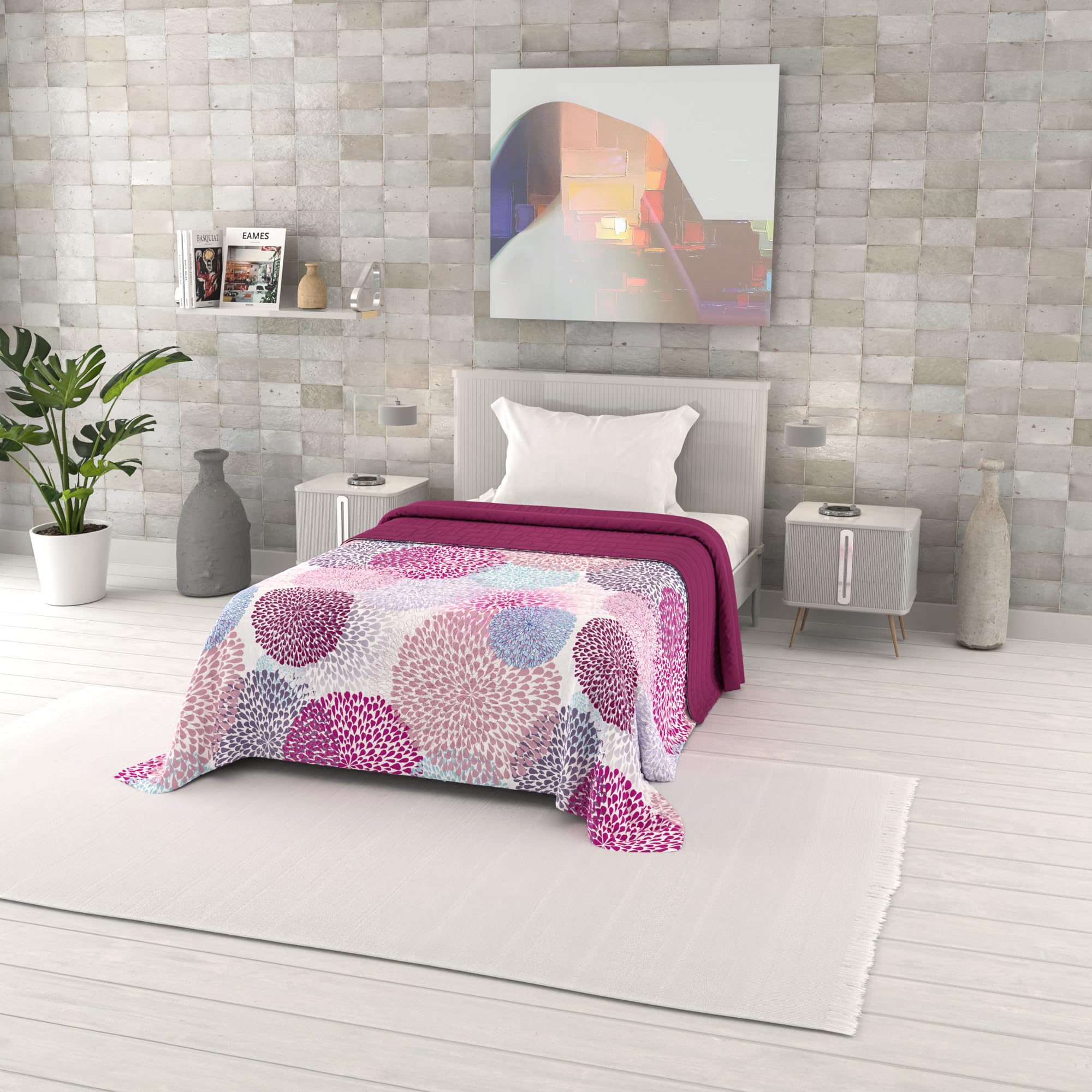 Italian Bed Linen Fantasy Microfibre Summer Quilt - Single 170x270cm