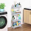 SOLEJAZZ Storage Trolley Cart Slim Rolling Cart Mobile Storage Shelving - image 1