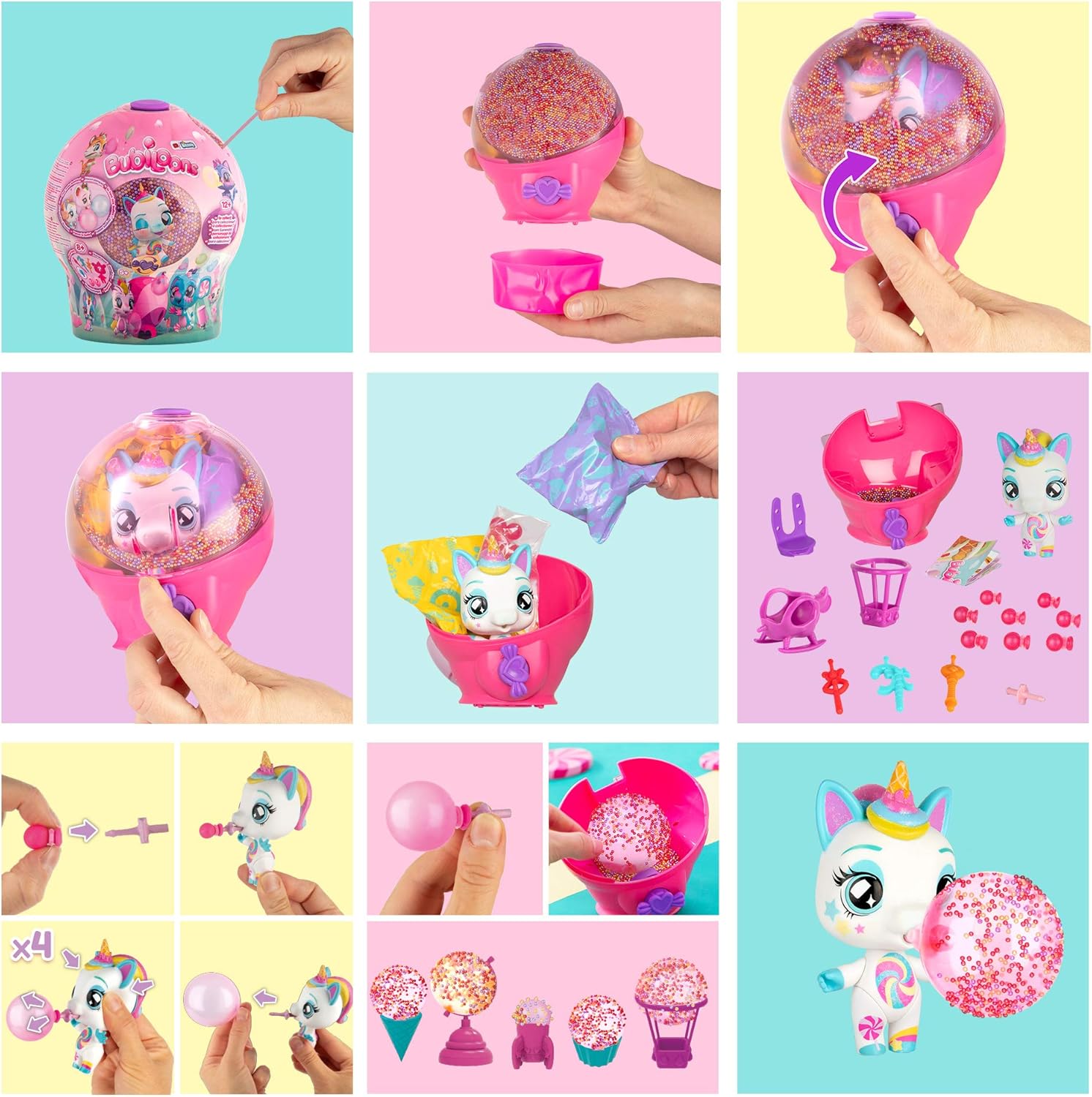 Bubiloons Surprise Collectible Animal Dolls - Balloon Candy Capsule